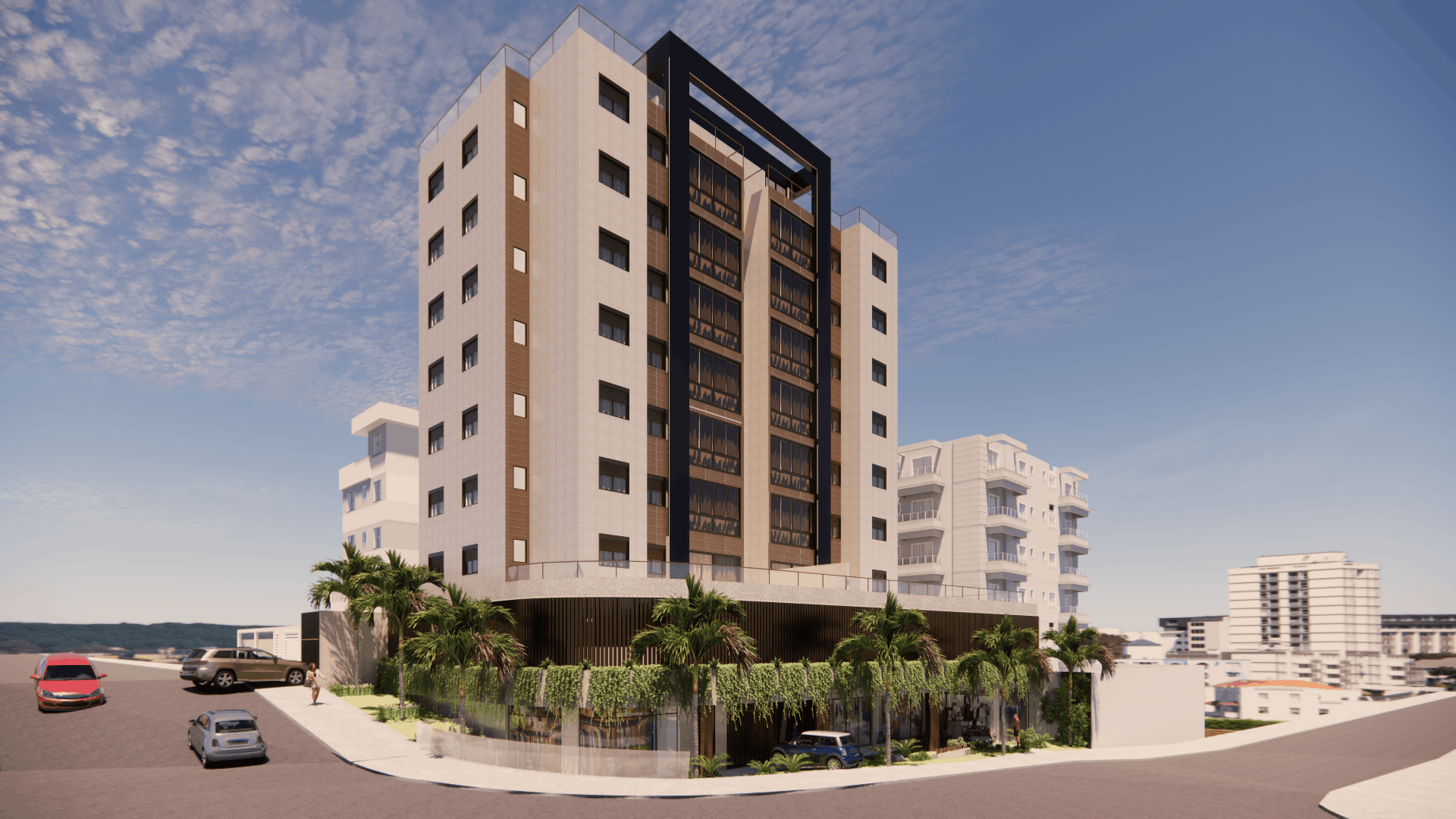 Fachada do lançamento Serenity Residence no bairro Cidade Nova, Belo Horizonte